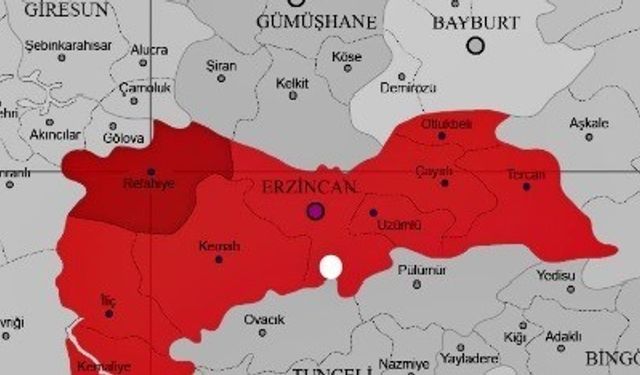 Tercan’da 10 dakika aralıkla 2 deprem meydana geldi