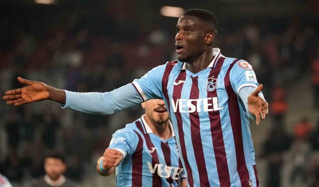 Trabzonspor’un Nijeryalı forveti Paul Onuachu maçı tamamlayamadı