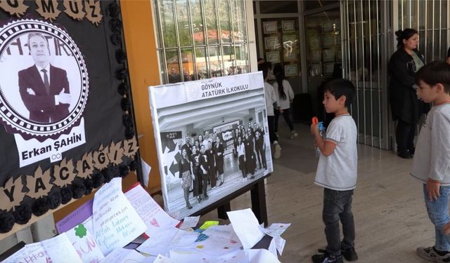 Trafik kazasında hayatını kaybeden okul müdürü gözyaşları arasında anıldı