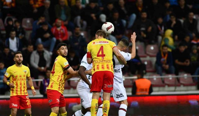 Trendyol Süper Lig: Kayserispor: 2 - Fatih Karagümrük: 2 (Maç sonucu)