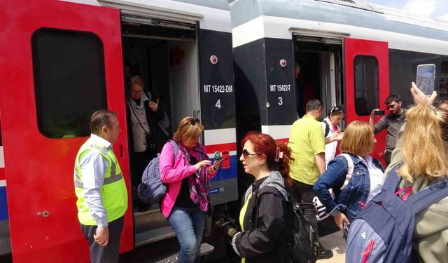 Turistik Tuz Ekspresi’nin 2. seferinde yolcular Çankırı’ya hayran kaldı