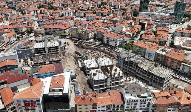 Türkiye’nin en hızlı ilerleyen kentsel dönüşüm projesi yüzde 35 tamamlandı