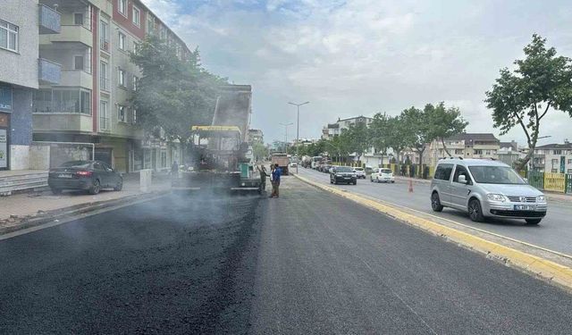 Tuzla Caddesi’nde üstyapı yenileniyor