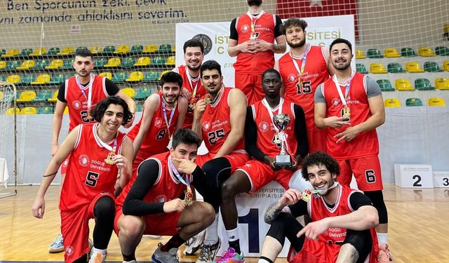 ÜNİLİG Basketbol 1. Lig şampiyonu Doğuş Üniversitesi oldu