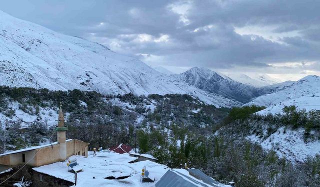 Van’a mayıs ayında lapa lapa kar yağdı