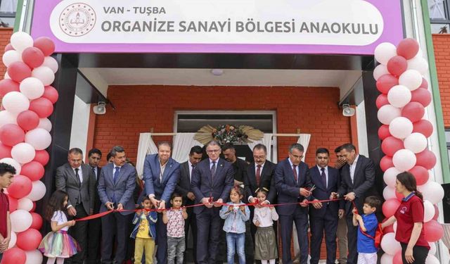 Van’da 8 sınıflı anaokulunun açılışı yapıldı