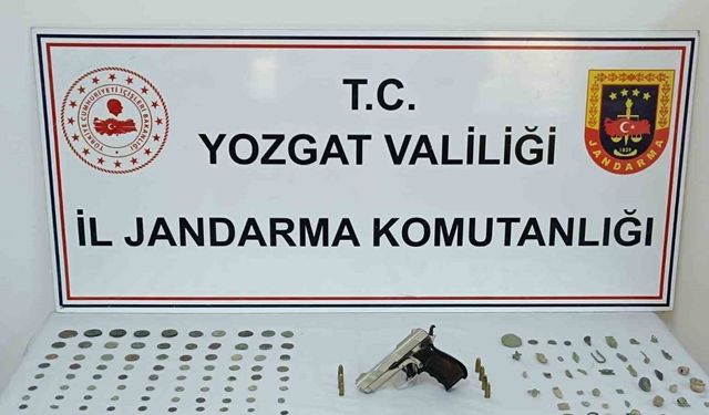 Yozgat’ta Roma Dönemi ait 96 sikke ve 44 obje ele geçirildi