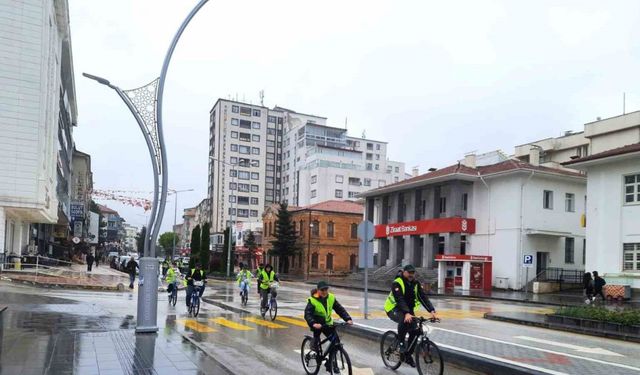 Yozgat’ta sağlıklı yaşam için bisiklet turu düzenlendi