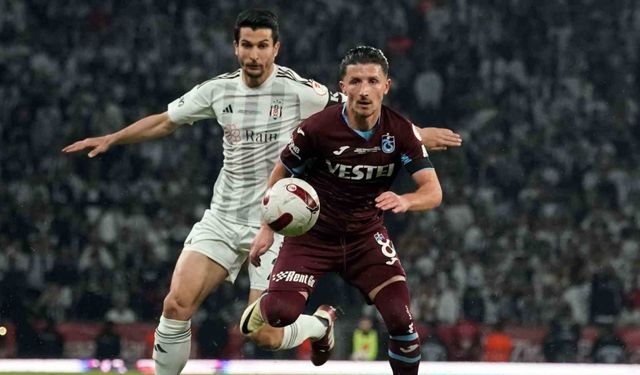 Ziraat Türkiye Kupası Finali: Beşiktaş: 1 - Trabzonspor: 1 (İlk yarı)