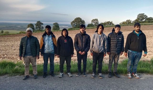 Edirne ve Kırklareli'nde 21 düzensiz göçmen yakalandı