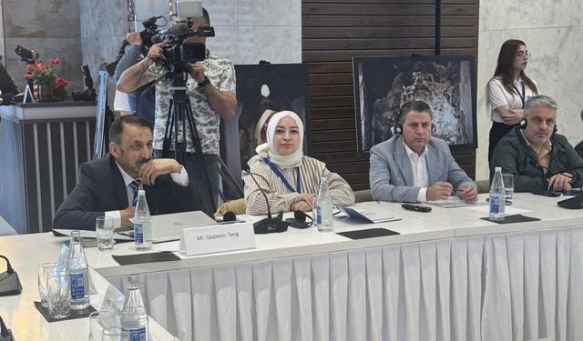 Çiğdem Erdoğan Karabağ'da Konferansa Katıldı