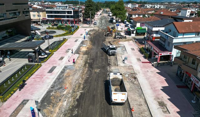 Şehit Mehmet Karabaşoğlu Caddesi’nin alt yapısı tamamlandı