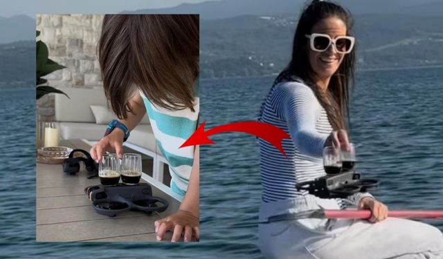Zayn yine şaşırtmadı: Sapanca Gölü’nün ortasına dron ile kahve gönderdi