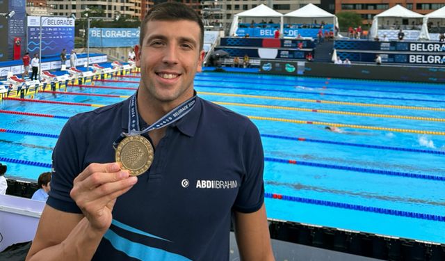 Abdi İbrahim, Avrupa Şampiyonu milli yüzücü Sakcı'yı desteklemeye devam edecek
