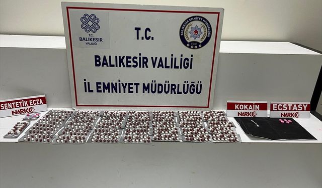 Balıkesir'de uyuşturucu operasyonunda 2 zanlı yakalandı