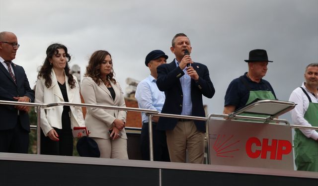 CHP Genel Başkanı Özgür Özel, Tekirdağ'da "Buğday Mitingi"nde konuştu: