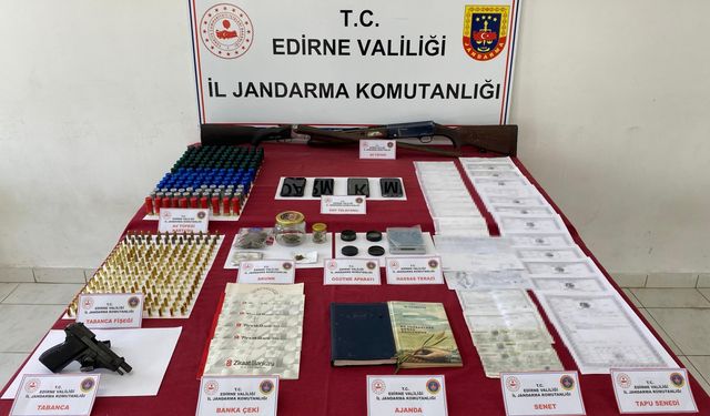 Edirne'deki tefecilik operasyonunda 4 zanlı yakalandı