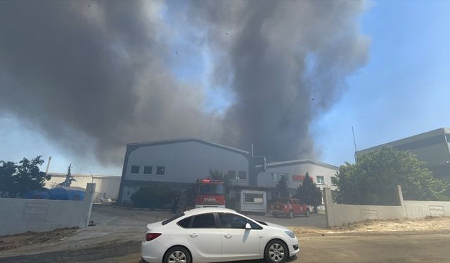 GÜNCELLEME - Tekirdağ'da tekstil fabrikasında çıkan yangın söndürüldü