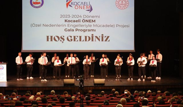 Kocaeli Valiliği ÖNEM Projesi'nin yıl sonu galası yapıldı