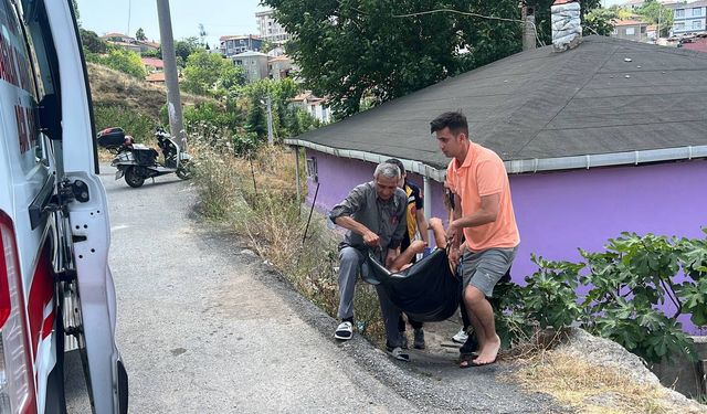 Kocaeli'de taşlama makinesiyle ağaç keserken bacağından yaralanan kişi hastaneye kaldırıldı