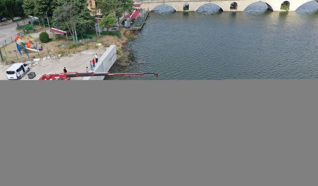 Meriç Nehri'ne olimpik standartlarda kürek parkuru kuruluyor