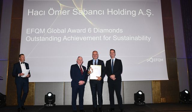 Sabancı Holding, "2024 Küresel EFQM Ödülü"nün sahibi oldu