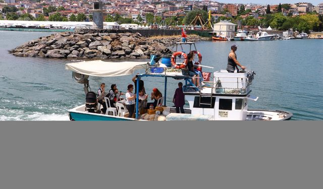 Tekirdağ'da özel çocuklar için tekne turu düzenlendi
