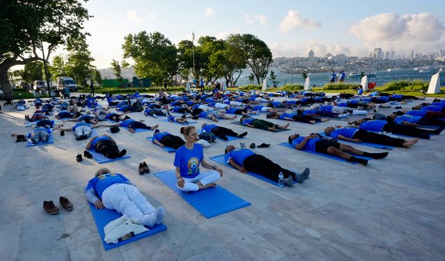 Uluslararası Yoga Günü İstanbul'da kutlandı