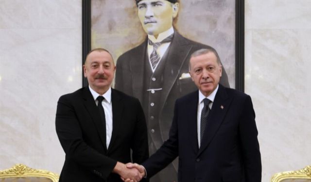 Azerbaycan Cumhurbaşkanı Aliyev Beştepe'de