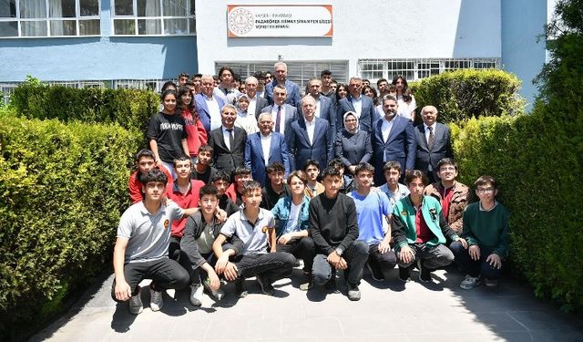 Başkan Büyükkılıç’a Pazarören Fen Lisesi’nden duygulandıran sürpriz