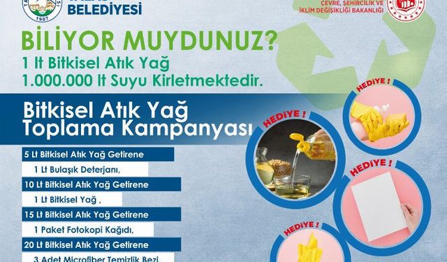 Çevre Günü’nde Talas’ta anlamlı kampanya