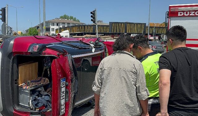 Düzce'de trafik kazası: 5 yaralı