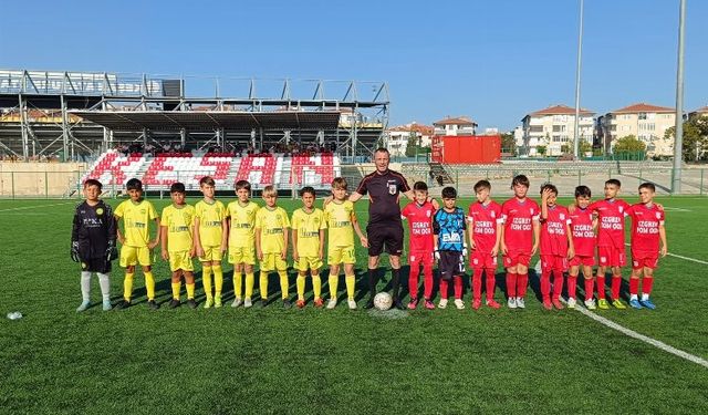 Edirne'de U 11 Lig maçları sürüyor