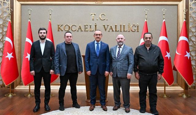 Gebze Trabzonlular Derneği'nden Kocaeli Valisi'ne ziyaret