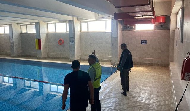 Kayseri Büyükşehir'den yüzme havuzlarına sıkı bakım