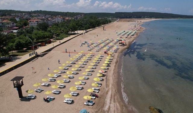 Kocaeli'de plajlar yaza hazır