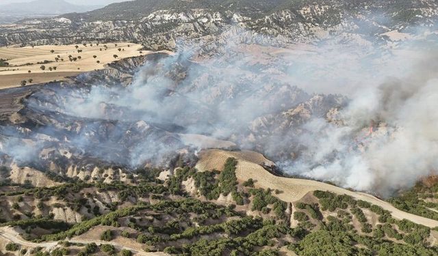 Manisa itfaiyesi yangınlar için seferber oldu