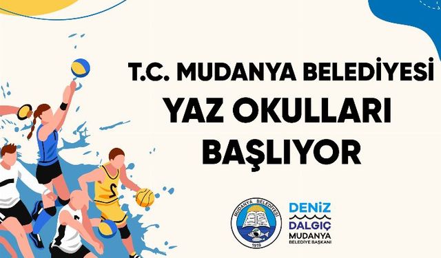 Mudanya'da yaz okulları başlıyor