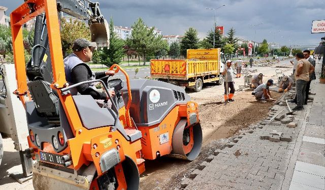 Nevşehir'de belediye ekiplerinden yoğun mesai