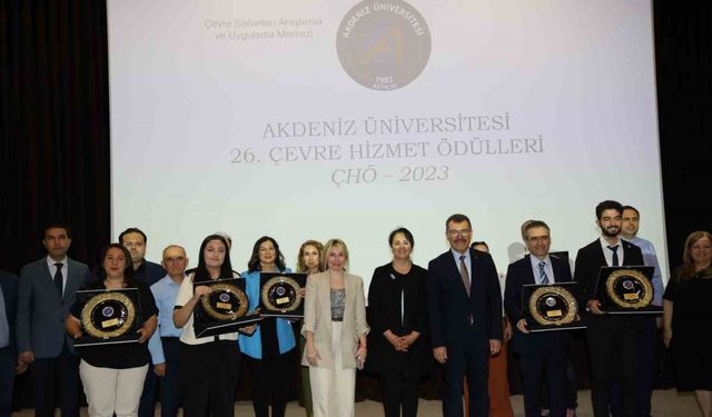 Akdeniz Üniversitesi Çevre Hizmet Ödülleri 26’ncı kez sahiplerini buldu