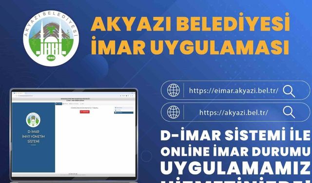 Akyazı Belediyesi’nde dijital imar dönemi başladı