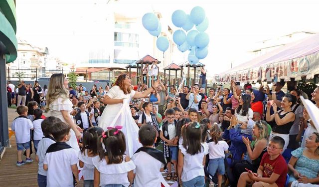Alanya Belediyesi Kreş ve Çocuk Akademisi’nde mezuniyet heyecanı
