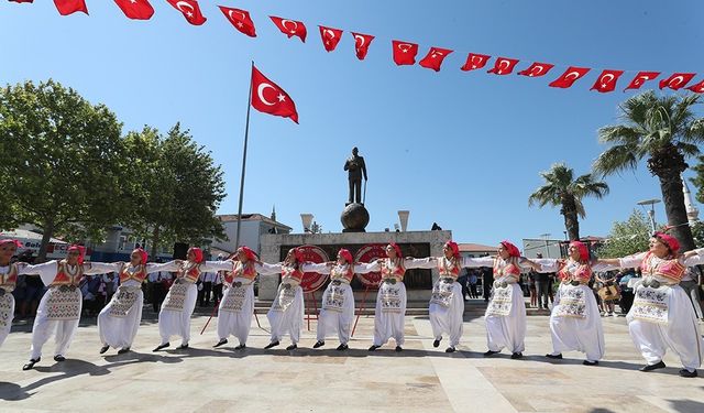Atatürk’ün Urla’ya gelişinin yıl dönümü coşkuyla kutlandı
