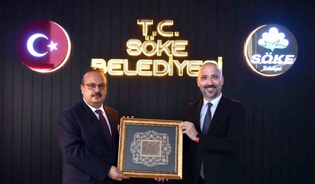 Aydın Valisi Canbolat, Söke Belediye Başkanı Arıkan ile görüştü