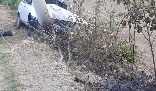 Aydın’da trafik kazası, 21 yaşındaki genç ağır yaralandı