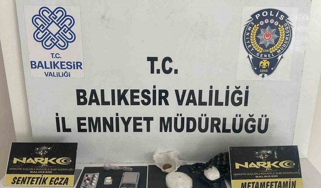 Balıkesir’de uyuşturucu operasyonu: 4 gözaltı