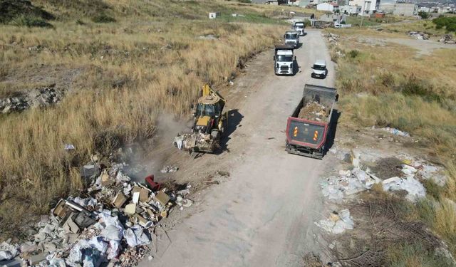 Bandırma’da çöp dağları temizleniyor