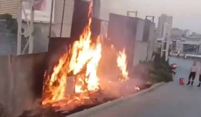 Başakşehir’de Mall of İstanbul AVM’nin otoparkında korkutan yangın