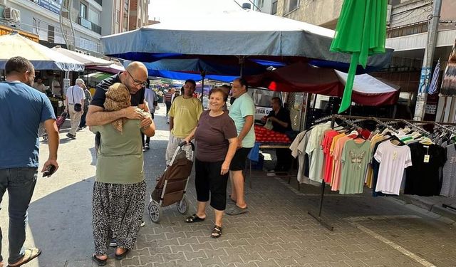 Başkan Zencirci semt pazarında esnaf ve vatandaşlarla buluştu