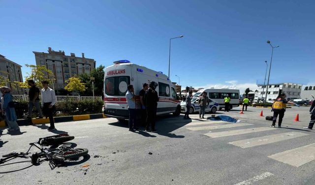 Beton mikserinin çarptığı bisikletli hayatını kaybetti